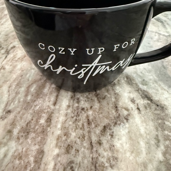 Black Christmas Mug - Picture 3 of 4